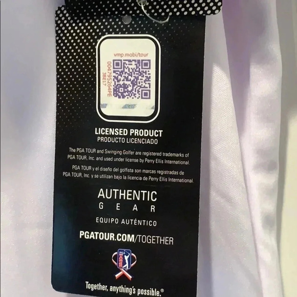 PGA Tour Golf Polo Athletic Fit Performance Shirt - Picture 7 of 11